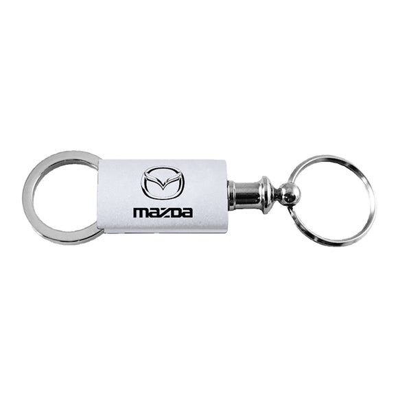 Mazda Keychain & Keyring - Silver Valet (KC3718.MAZ.SIL)