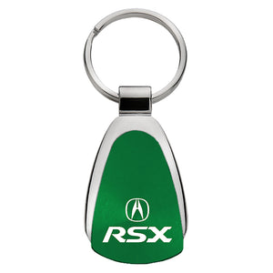 Acura RSX Keychain & Keyring - Green Teardrop (KCGR.RSX)