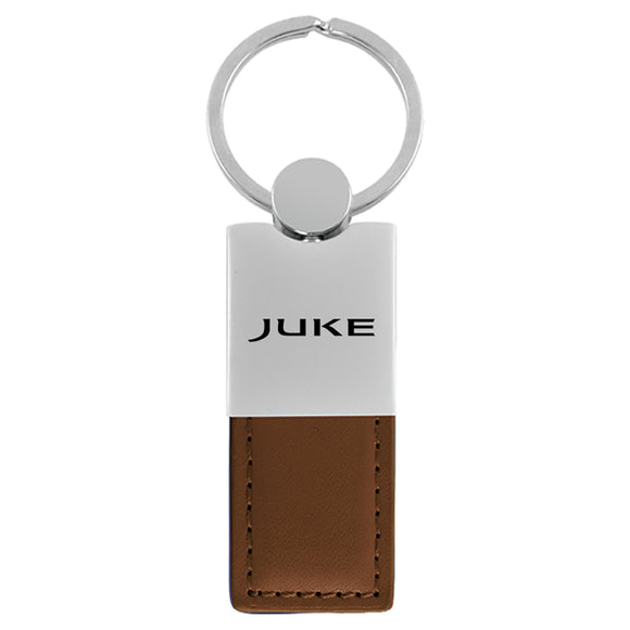 Nissan Juke Keychain & Keyring - Duo Premium Brown Leather (KC1740.JUKE.BRN)