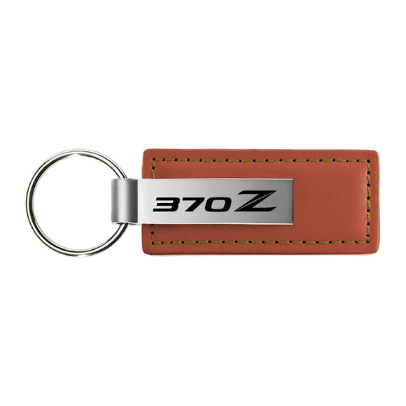 Nissan 370z Keychain & Keyring - Brown Premium Leather (KC1541.370)
