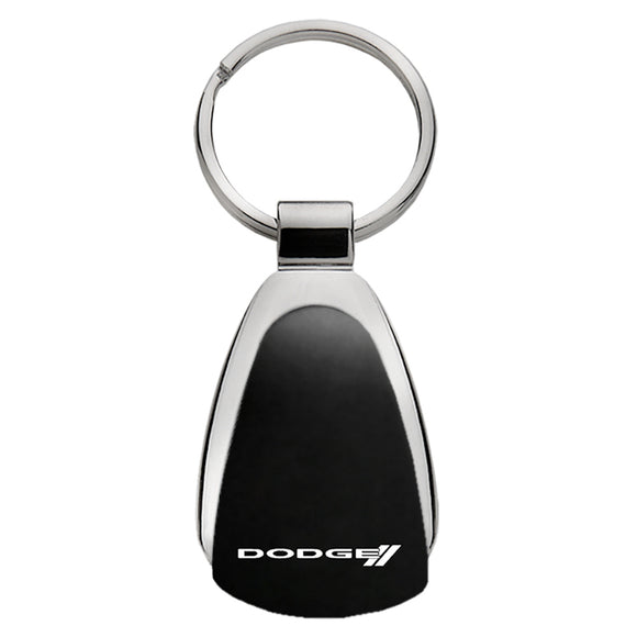 Dodge Stripe Keychain & Keyring - Black Teardrop (KCK.DODS)