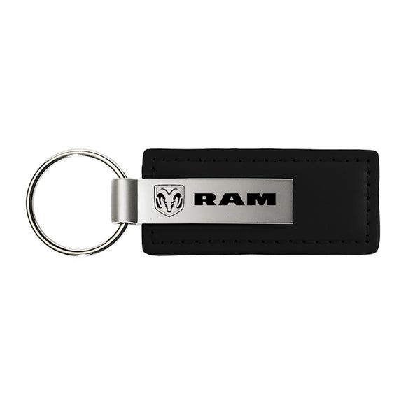 Dodge Ram Keychain & Keyring - Premium Leather (KC1540.RAM)