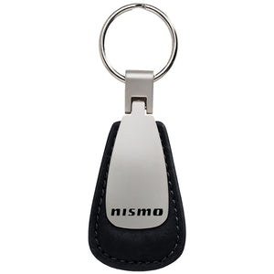 Nissan Nismo Keychain & Keyring - Black Leather Teardrop (KCTL.NSM.BLK)