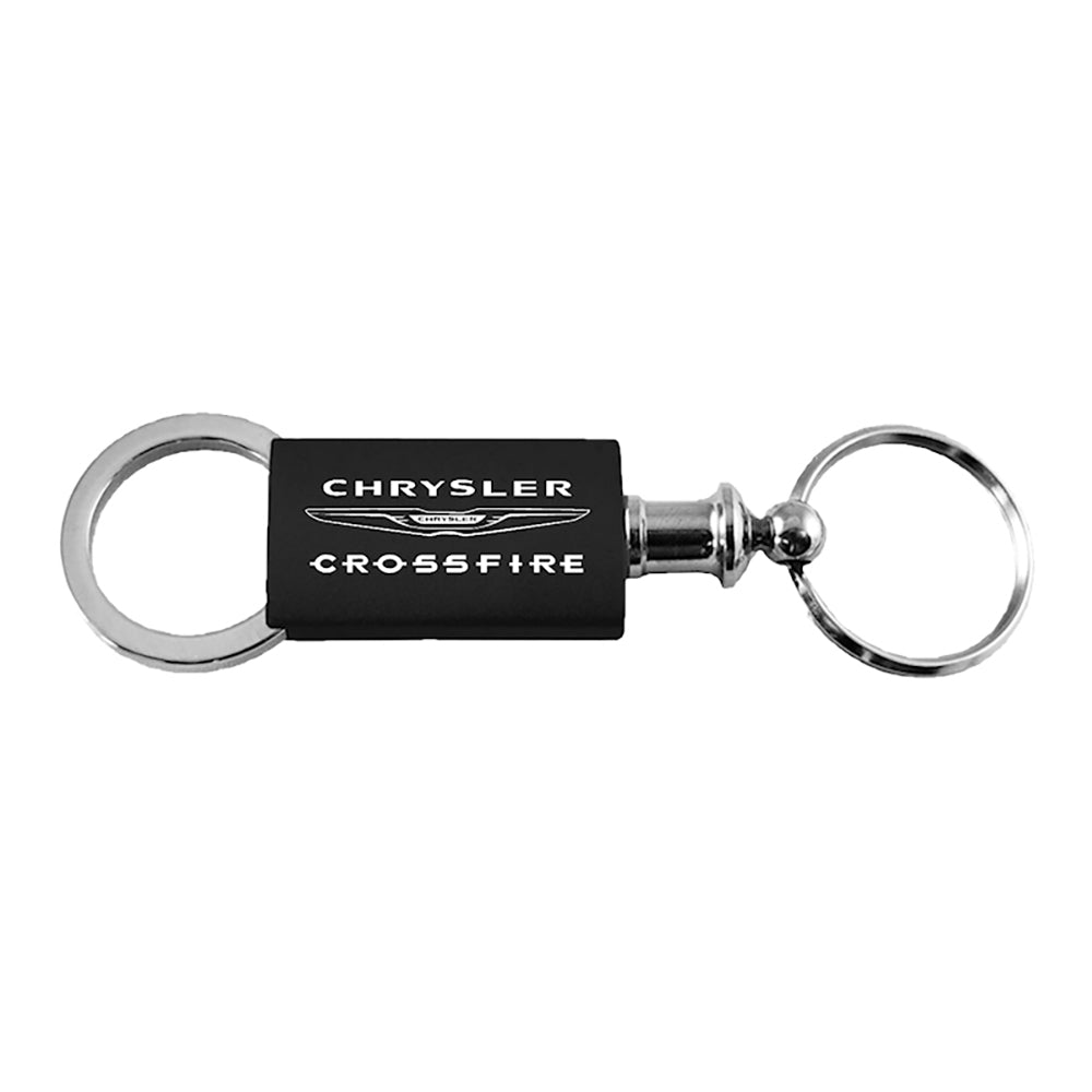 thumbnail image 2 of Official Licensed Chrysler Crossfire Black Leather Keychain By Au-Tomotive Gold 2 of 5