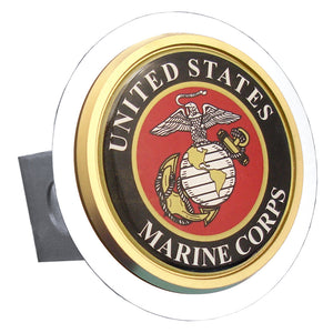 US Marine Corps Chrome Trailer Hitch Cover Plug (1.5") (T2.USMC1.C)