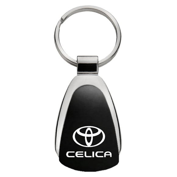 Toyota Celica Keychain & Keyring - Black Teardrop (KCK.CEL)
