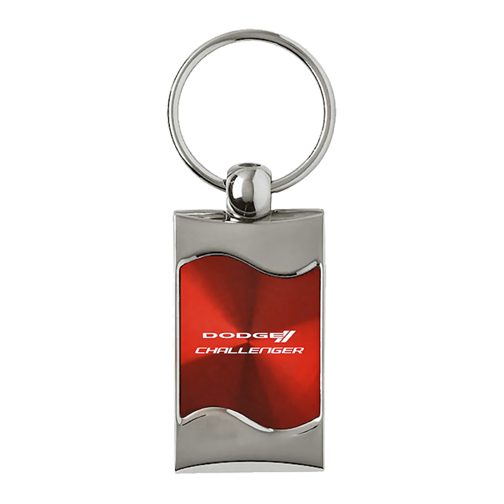 Dodge Challenger Keychain & Keyring - Red Wave (KC3075.CHA.RED