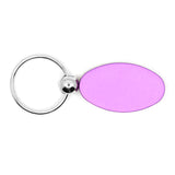 Fleur-De-Lis Keychain & Keyring - Purple Oval (KC1340.FDL.PUR)