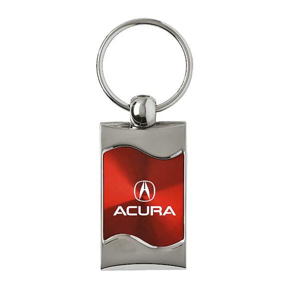 Acura Keychain & Keyring - Red Wave (KC3075.ACU.RED)