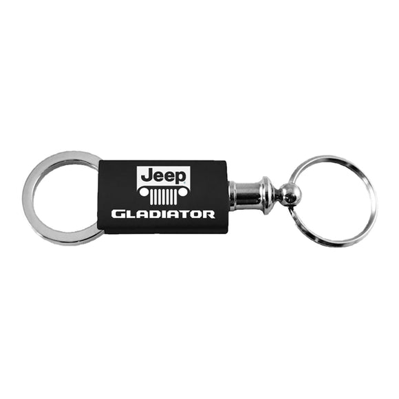 Jeep Gladiator Keychain & Keyring - Black Valet (KC3718.GLAD.BLK)