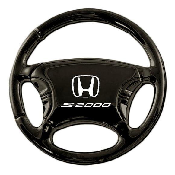 Honda S2000 Keychain & Keyring - Black Steering Wheel (KC3019.S20)