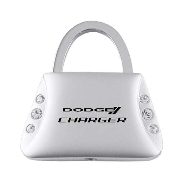 Dodge Charger Keychain & Keyring - Purse with Bling (KC9120.CHG)