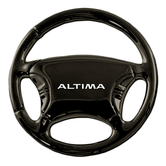 Nissan Altima Keychain & Keyring - Black Steering Wheel (KC3019.ALT)
