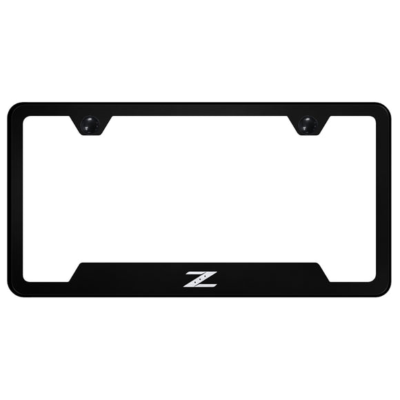 Nissan Z Laser Etched Cut-Out Frame - Black (GF.Z.EB)