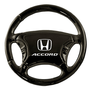 Honda Accord Keychain & Keyring - Black Steering Wheel (KC3019.ACC)