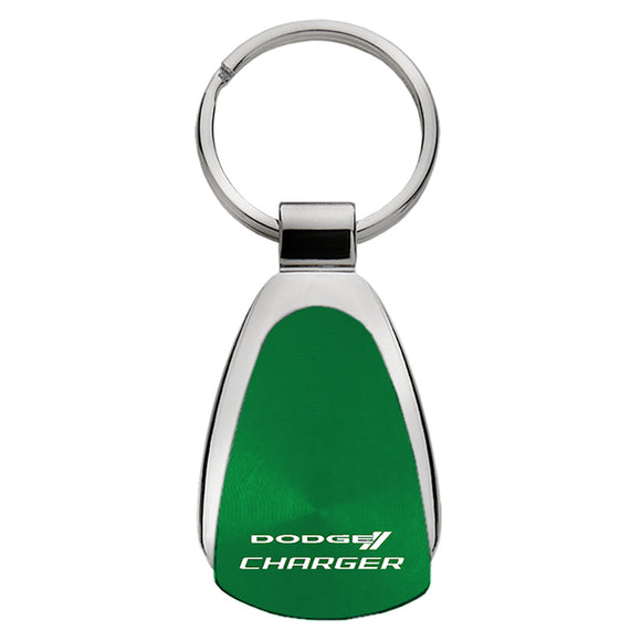 Dodge Charger Keychain & Keyring - Green Teardrop (KCGR.CHG)