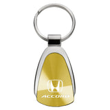 Honda Accord Keychain & Keyring - Gold Teardrop (KCGOLD.ACC)