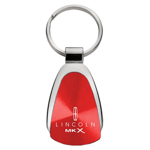 Lincoln MKX Keychain & Keyring - Red Teardrop (KCRED.MKX)