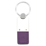 Dodge Stripe Keychain & Keyring - Duo Premium Purple Leather (KC1740.DODS.PUR)