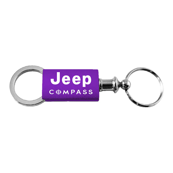 Jeep Compass Keychain & Keyring - Purple Valet (KC3718.CMP.PUR)