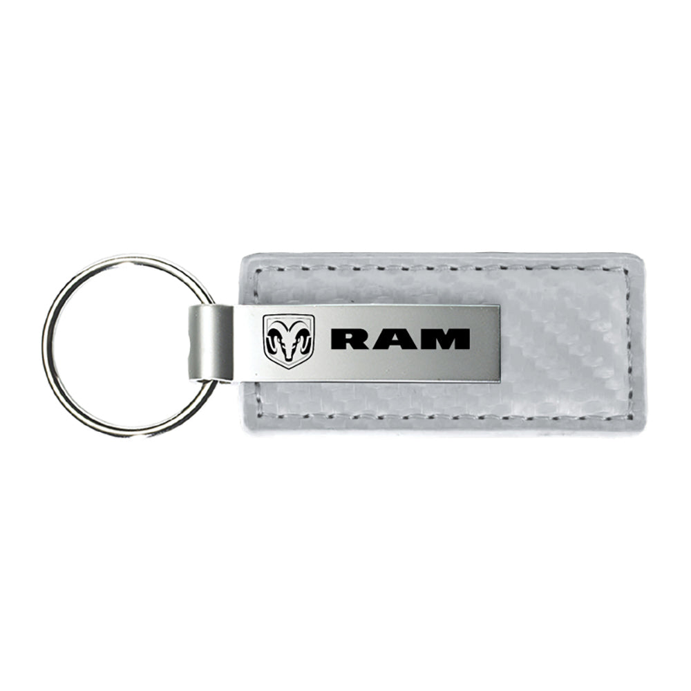 Dodge ram leather on sale keychain