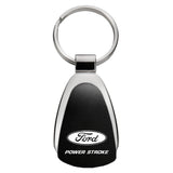 Ford Powerstroke Keychain & Keyring - Black Teardrop (KCK.PWR)