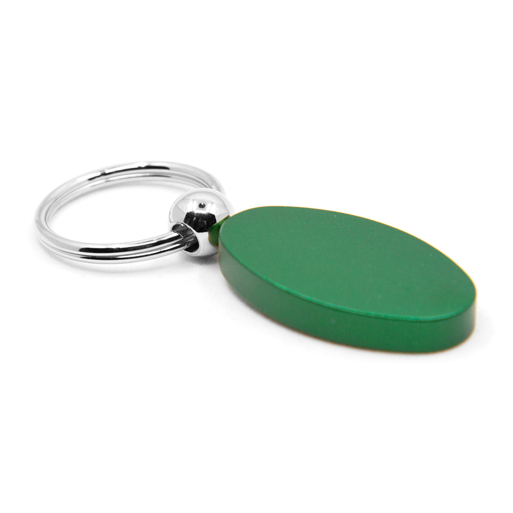 Chrysler Keychain & Keyring - Green Oval (KC1340.CHR.GRN