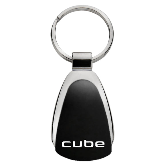 Nissan Cube Keychain - Black Teardrop (KCK.CUBE)
