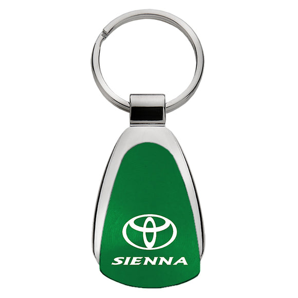 Toyota Sienna Keychain & Keyring - Green Teardrop (KCGR.SIE)