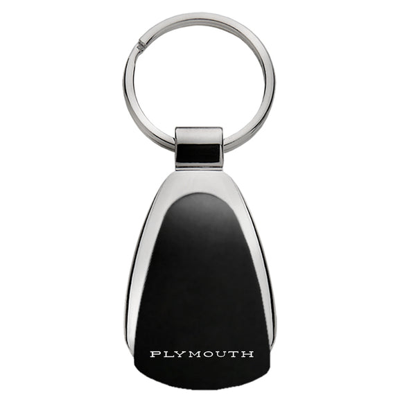 Plymouth Keychain & Keyring - Black Teardrop (KCK.PLYC)