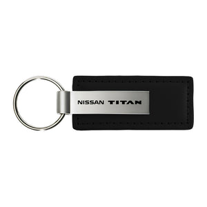 Nissan Titan Keychain & Keyring - Premium Leather (KC1540.TIT)