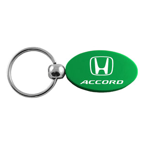 Honda Accord Keychain & Keyring - Green Oval (KC1340.ACC.GRN)