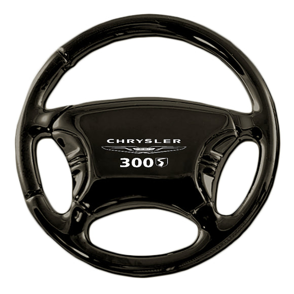 Chrysler 300S Keychain & Keyring - Black Steering Wheel (KC3019.300S)