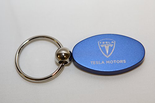 Tesla Keychain & Keyring - Blue Oval (KC1340.TESLA.BLU)