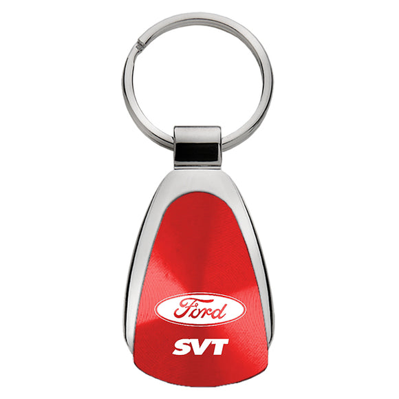 Ford SVT Keychain & Keyring - Red Teardrop (KCRED.SVT)