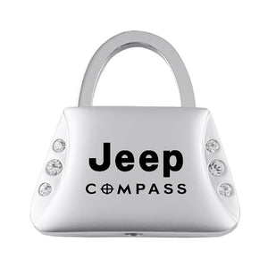 Jeep Compass Keychain & Keyring - Purse with Bling (KC9120.CMP)