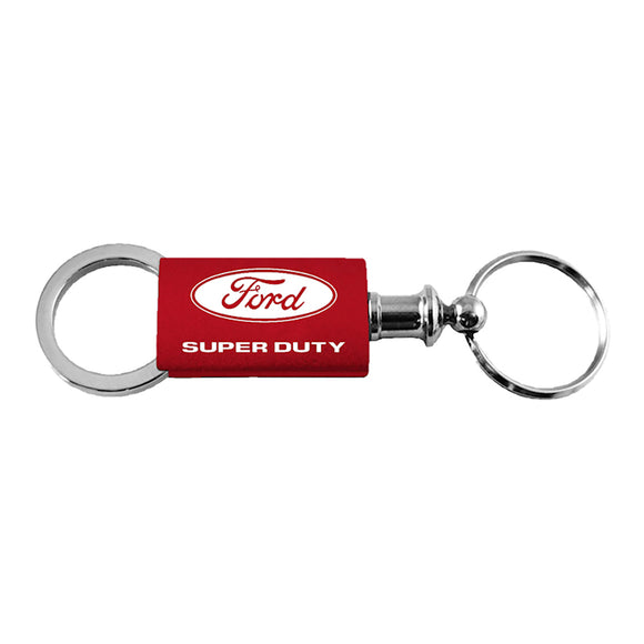 Ford Super Duty Keychain & Keyring - Red Valet (KC3718.DTY.RED)