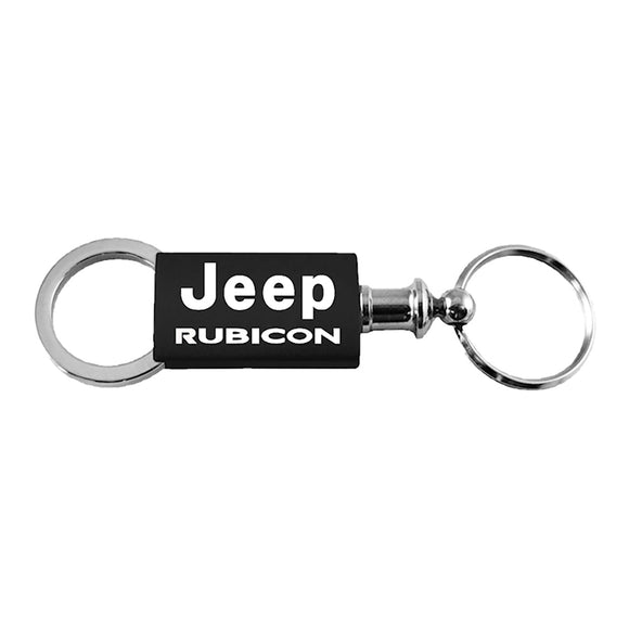 Jeep Rubicon Keychain & Keyring - Black Valet (KC3718.RUB.BLK)