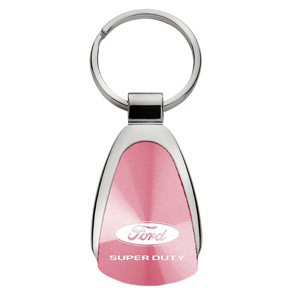 Ford Super Duty Keychain & Keyring - Pink Teardrop (KCPNK.DTY)