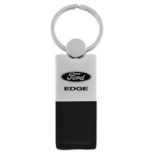 Ford Edge Keychain & Keyring - Duo Premium Black Leather (KC1740.EDG.BLK)