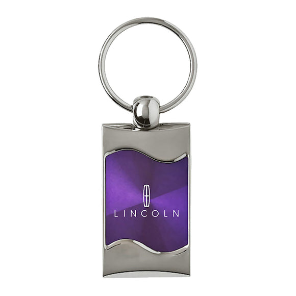 Lincoln Keychain & Keyring - Purple Wave (KC3075.LIN.PUR)