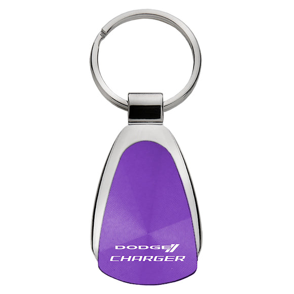 Dodge Charger Keychain & Keyring - Purple Teardrop (KCPUR.CHG)