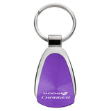 Dodge Charger Keychain & Keyring - Purple Teardrop (KCPUR.CHG)