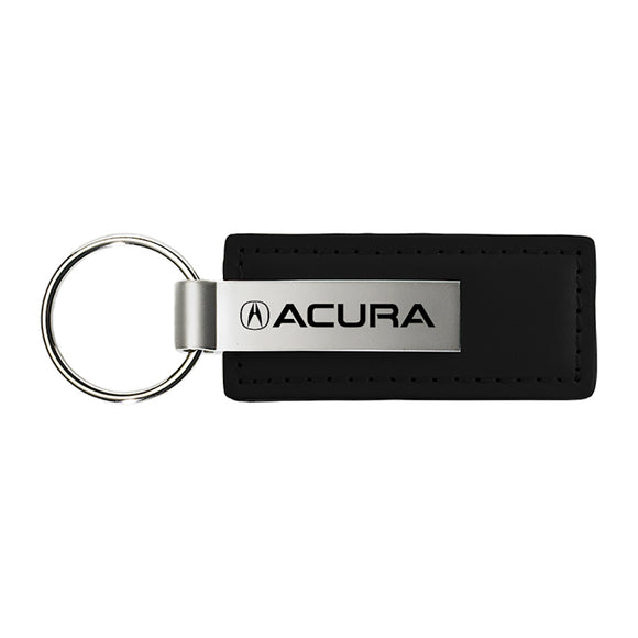 Acura Keychain & Keyring - Premium Black Leather (KC1540.ACU)
