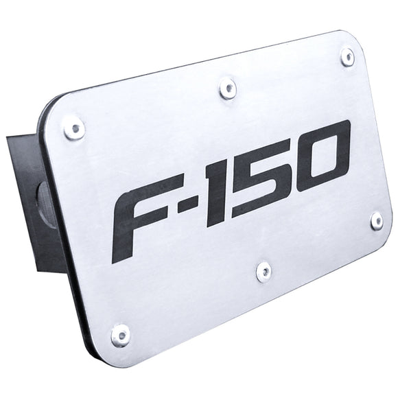 Ford F-150 Laser Etched Hitch Plug - Brushed Stainless (T.F152.S)