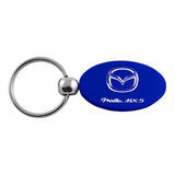 Mazda Miata MX-5 Keychain & Keyring - Blue Oval (KC1340.MIA.BLU)