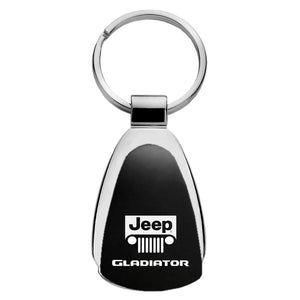 Jeep Gladiator Keychain & Keyring - Black Teardrop (KCK.GLAD)