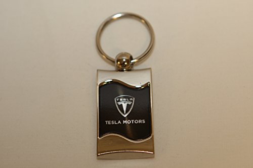 Tesla Keychain & Keyring - Black Wave (KC3075.TESLA.BLK)