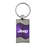 Jeep Keychain & Keyring - Purple Wave (KC3075.JEE.PUR)