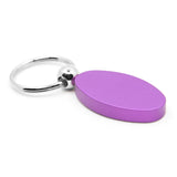 Fleur-De-Lis Keychain & Keyring - Purple Oval (KC1340.FDL.PUR)